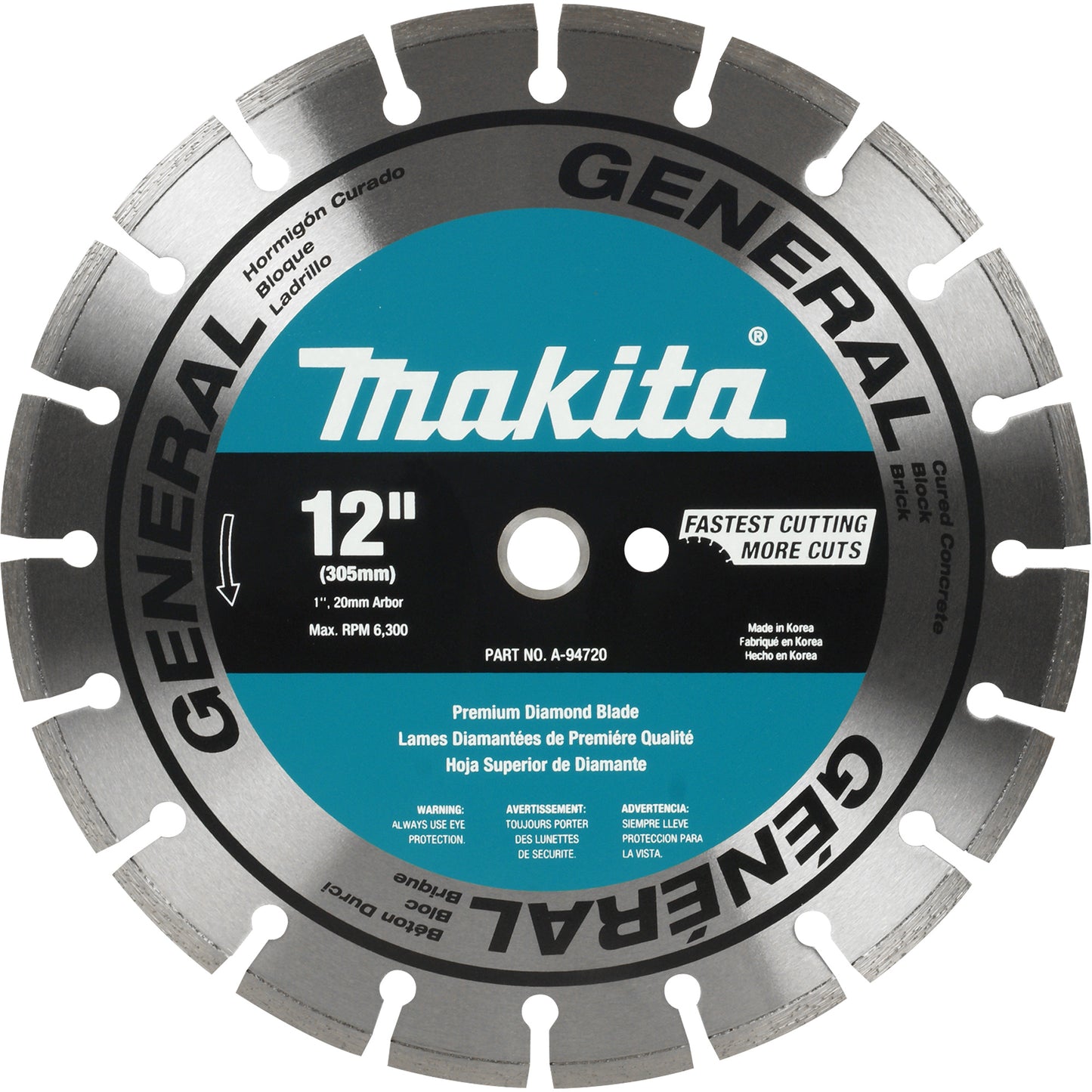 General Purpose Segmented Diamond Blade