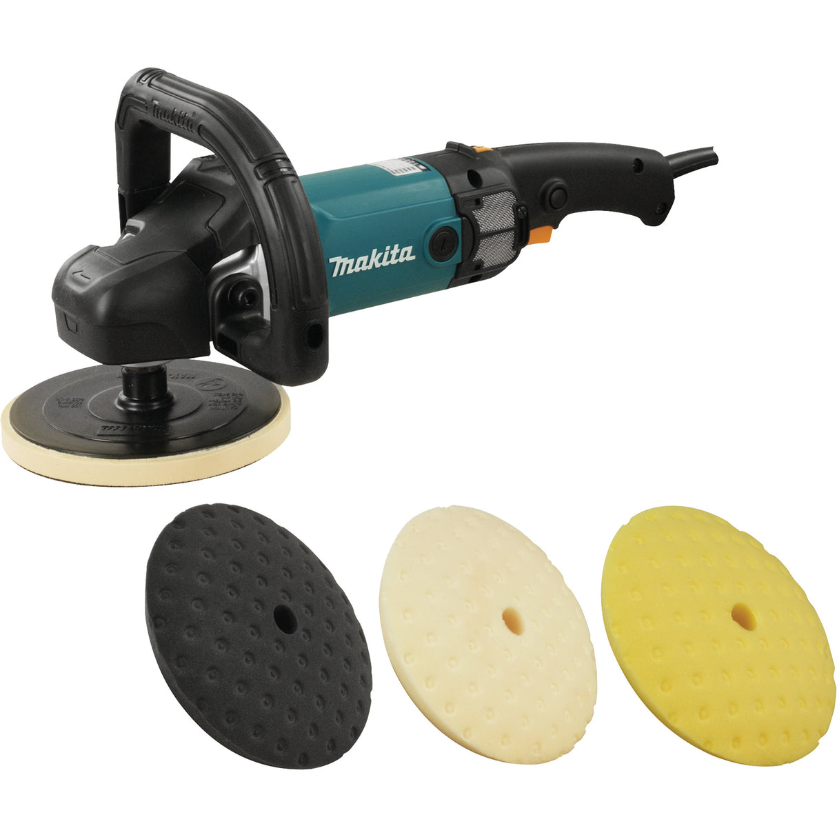 Electronic Polisher, 7" Pad, 120 V, 10 A, 0-3200 RPM
