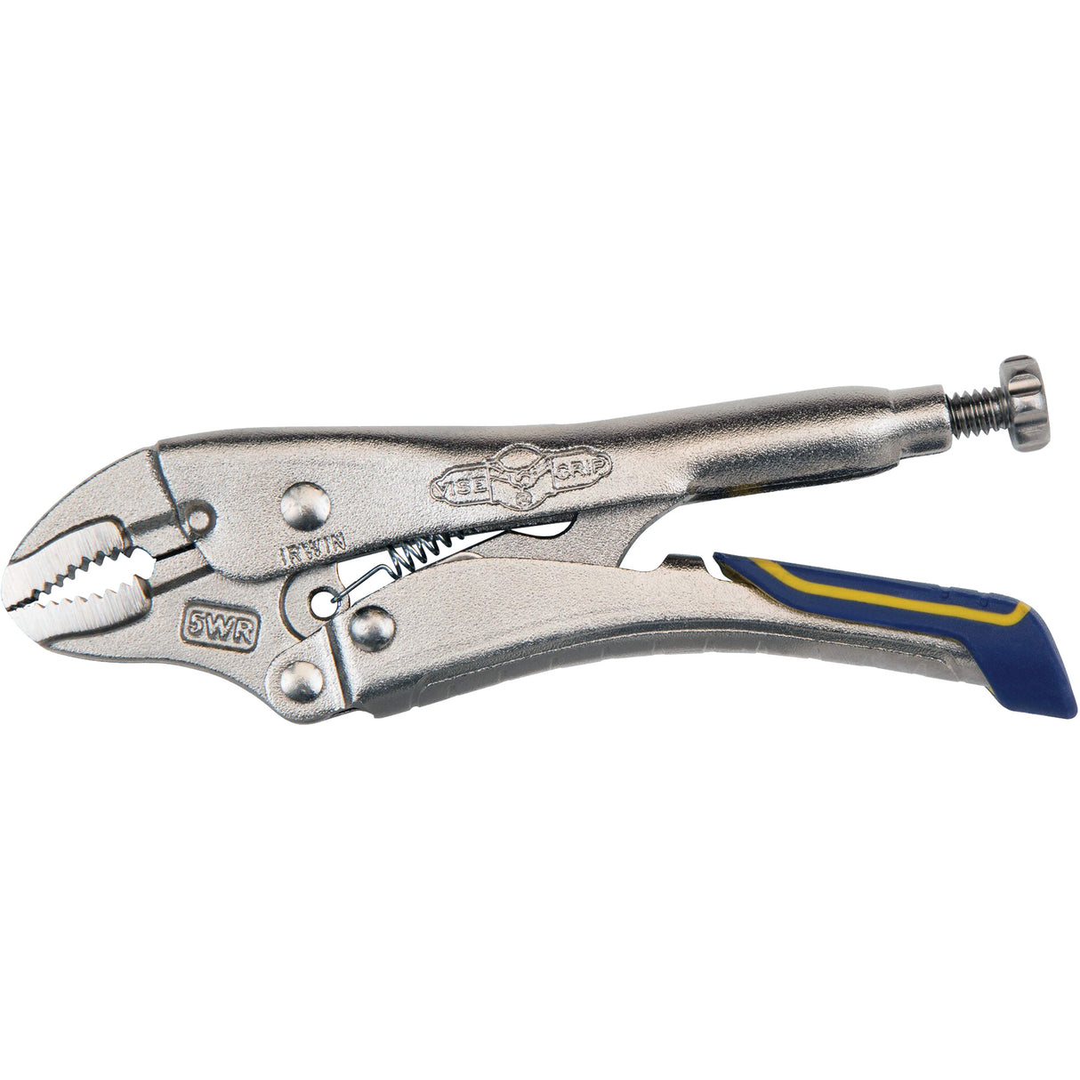 Fast Release™ Locking Pliers with Wire Cutter, 5" Length, Curved Jaw