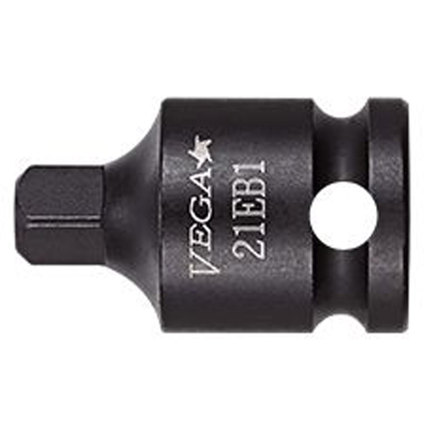 Socket Adapter, Impact, 3/8" Drive, 1/4" Socket, 3" L, Pin