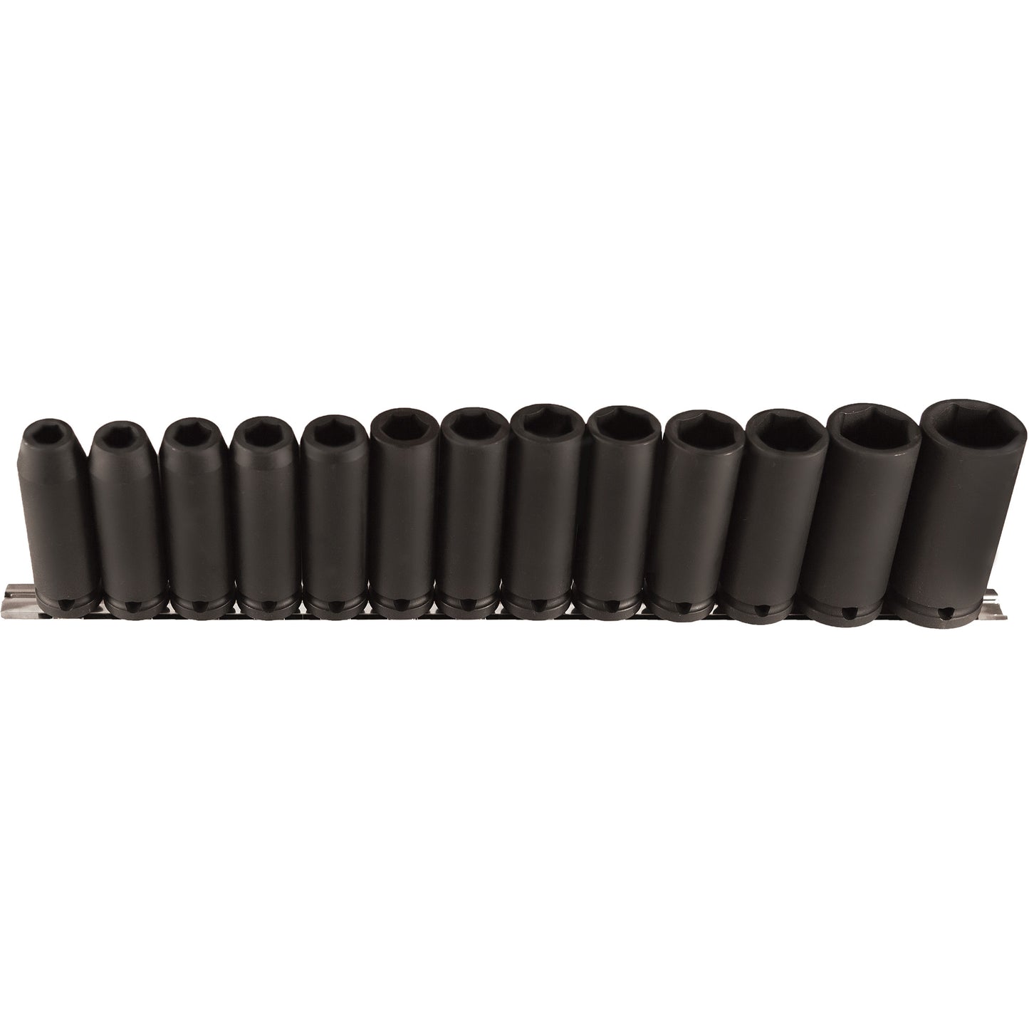 Long Socket Set, 13 Pcs, Impact, 1/2" Drive Size, Deep