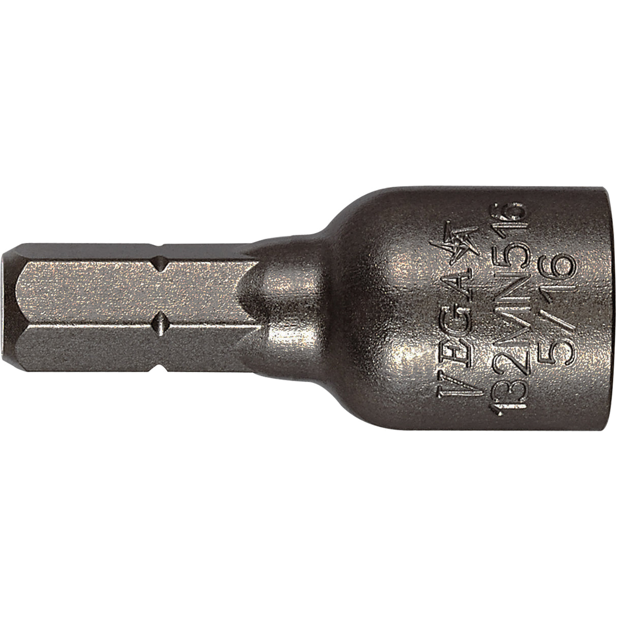 Insert Nutsetter, 5/16" Tip, 1/4" Drive, 1-1/4" L, Magnetic