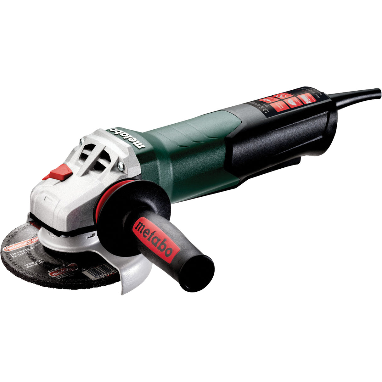 Quick Angle Grinder, 5", 120 V, 13.5 A, 11000 RPM