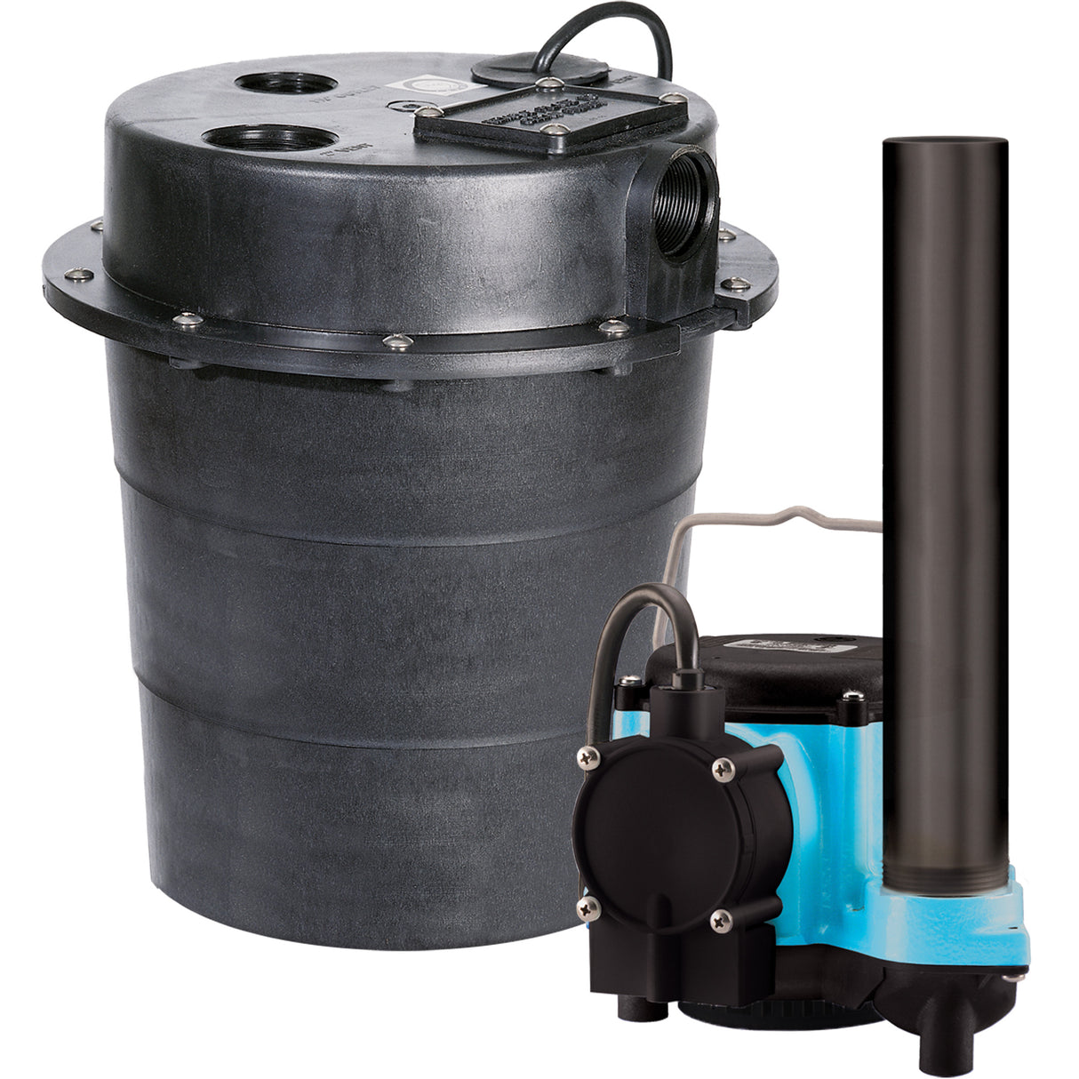 WRS Series Submersible Pump, 45 GPM, 115 V, 9 A, 1/3 HP