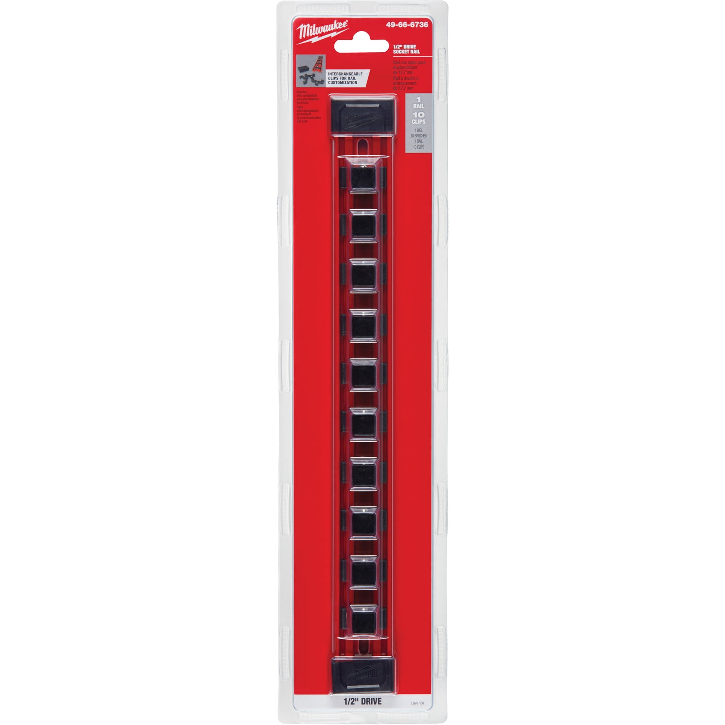 1/2" Drive Socket Rail