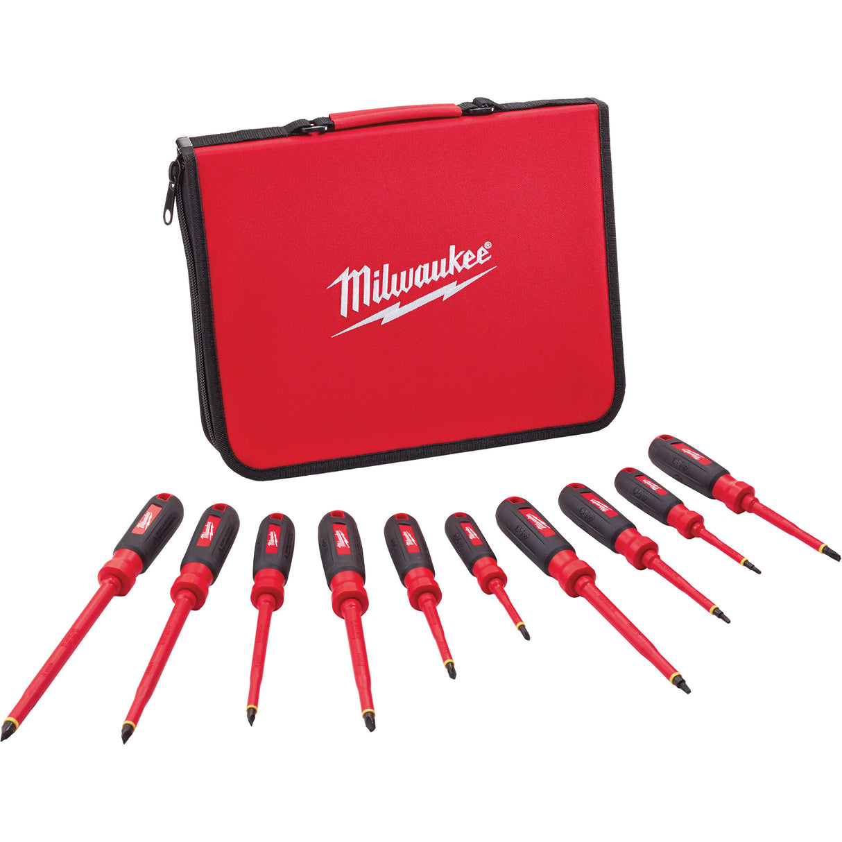 Insulated Screwdriver Set with EVA Foam Case, 10 Pcs.