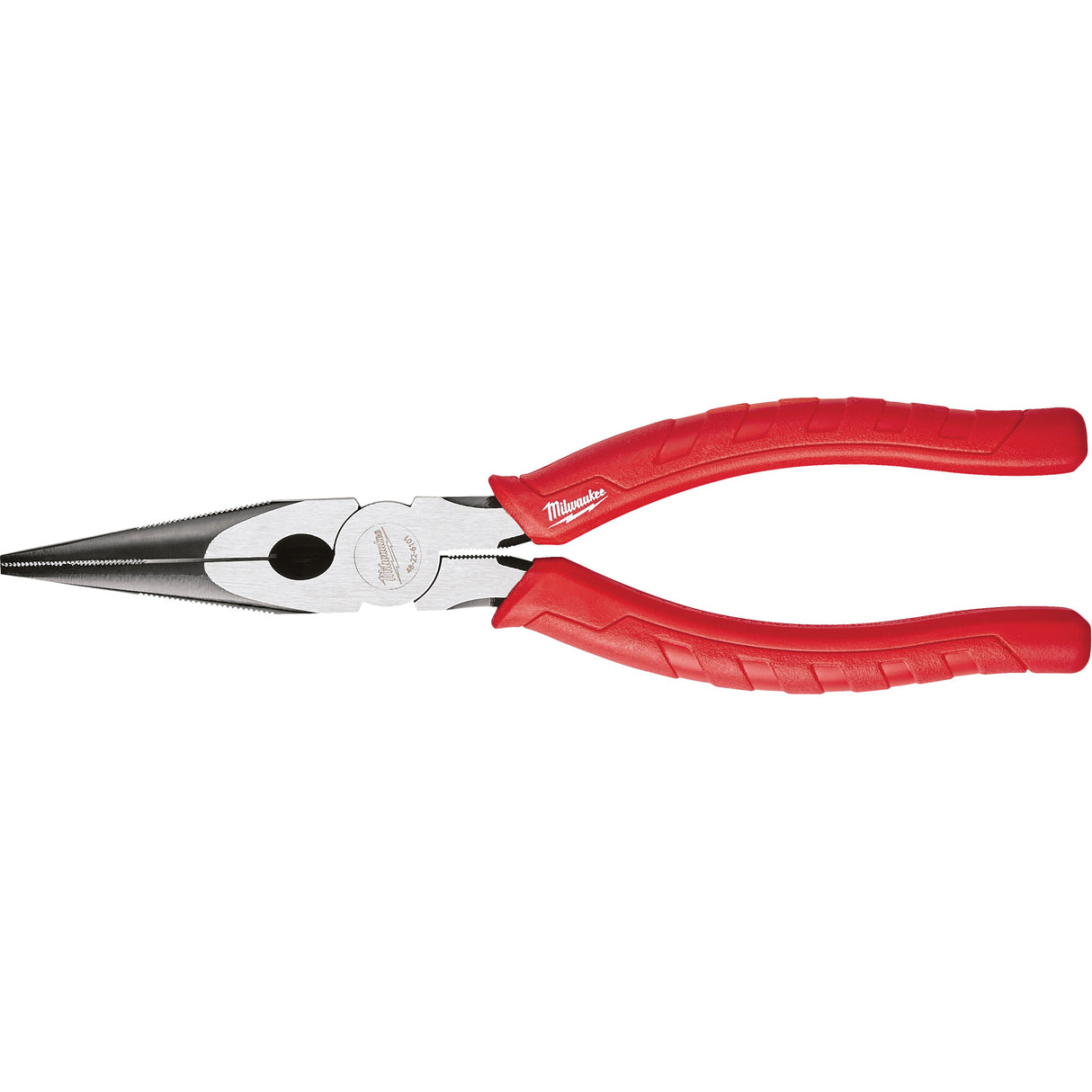 Comfort Grip Long Nose Pliers, 8" L