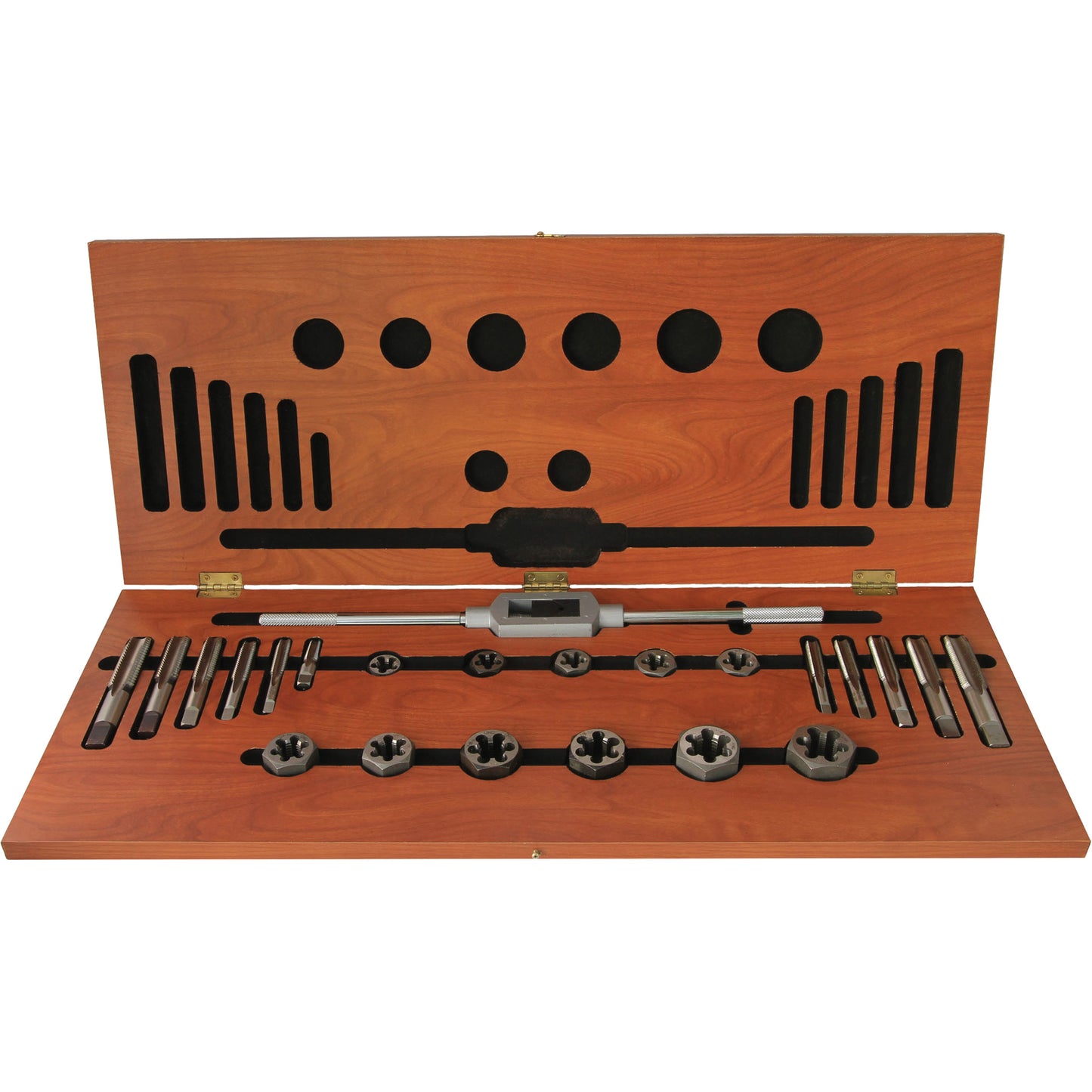 Drillco® Tap & Round Adjustable Die Set, 63 Pieces