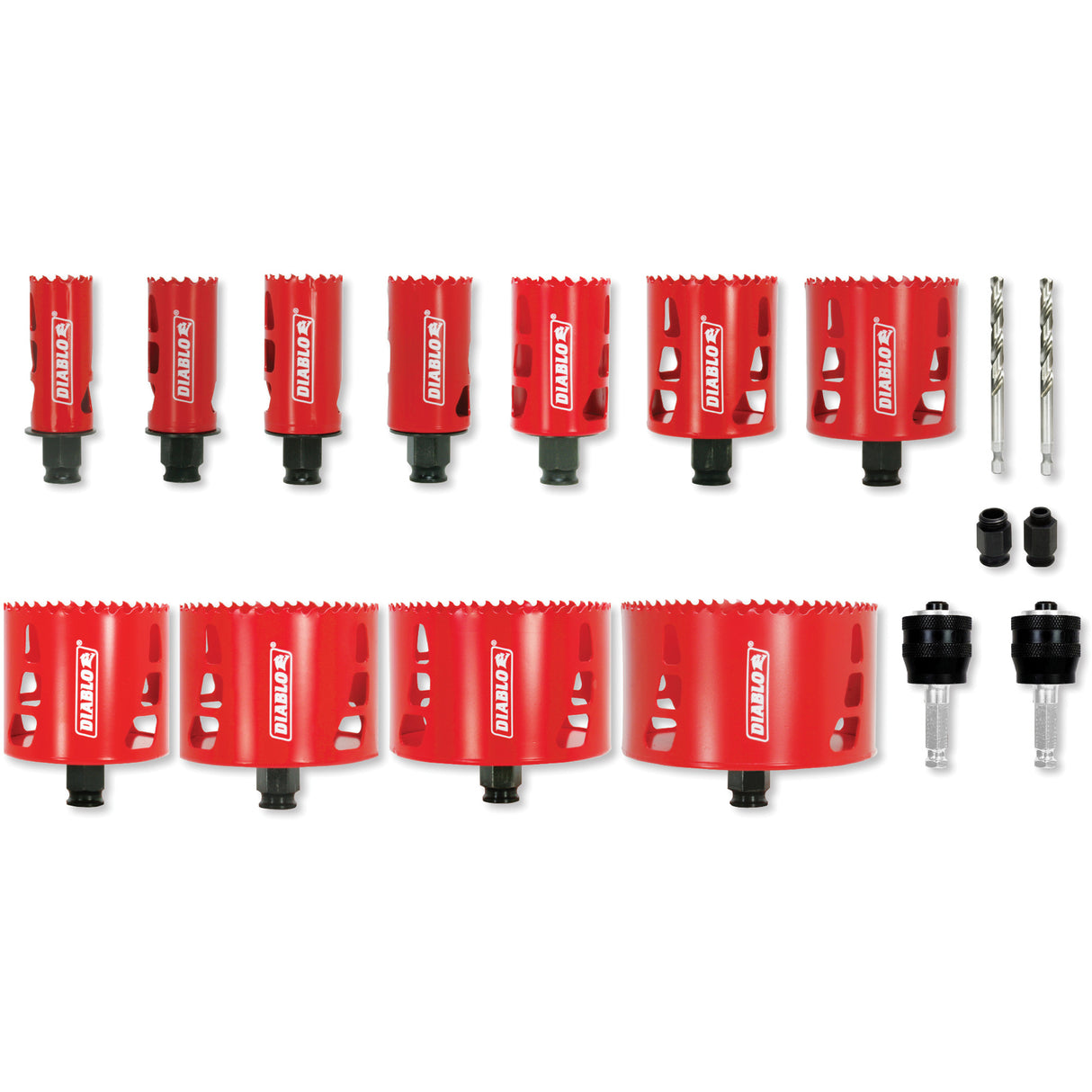 Plumber's Bi-Metal Hole Saw Set, 17 Pieces