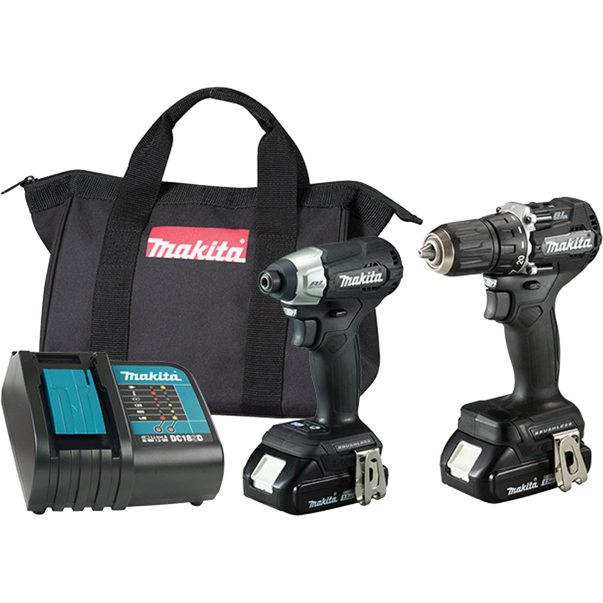 LXT BL Sub-Compact 2 Tool Combo Kit, Lithium-Ion, 18 V