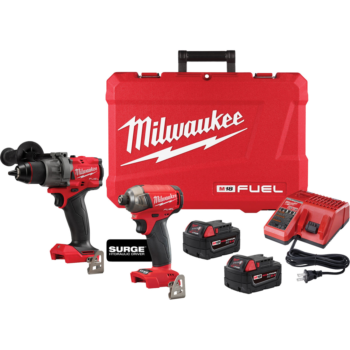 M18 Fuel™ 2-Tool Combo Kit, Lithium-Ion, 18 V