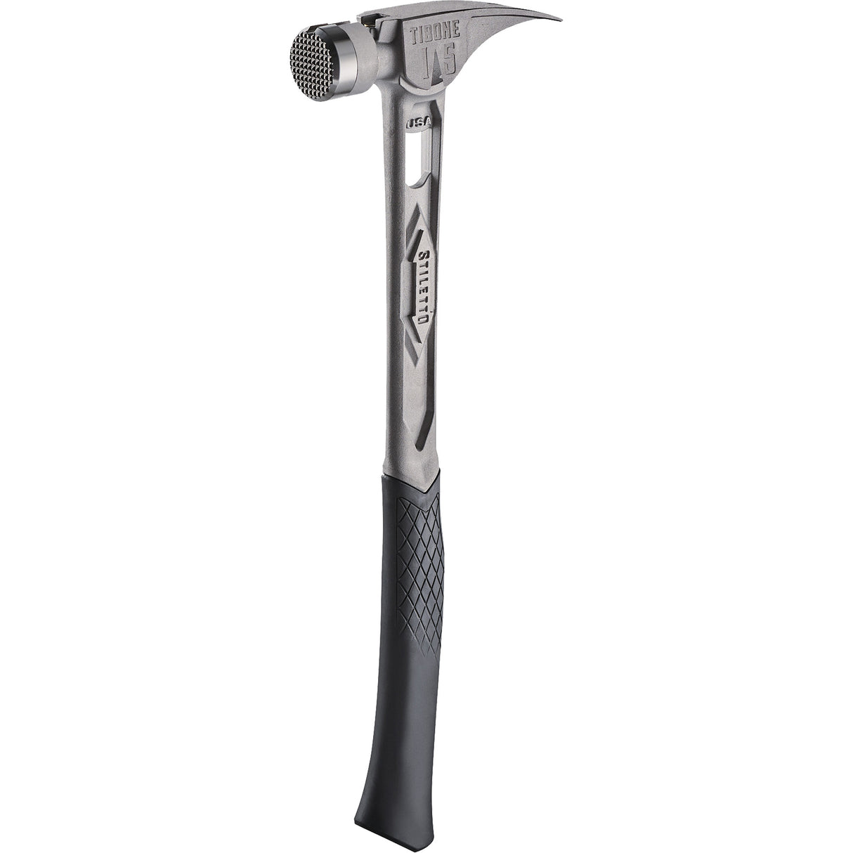 TIBONE™ Milled Titanium Framing Hammer, 15 oz., Solid Steel Handle, 17-17/50" L