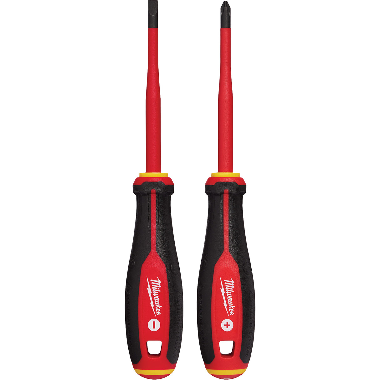 Insulated Slim Tip Screwdriver Set, 2 Pcs., Magnetic