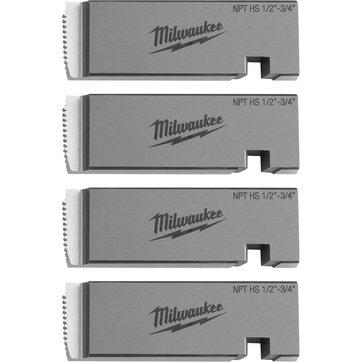 NPT Universal Pipe Threading Dies, For Pipe Size 1/2"-3/4", High Speed Steel