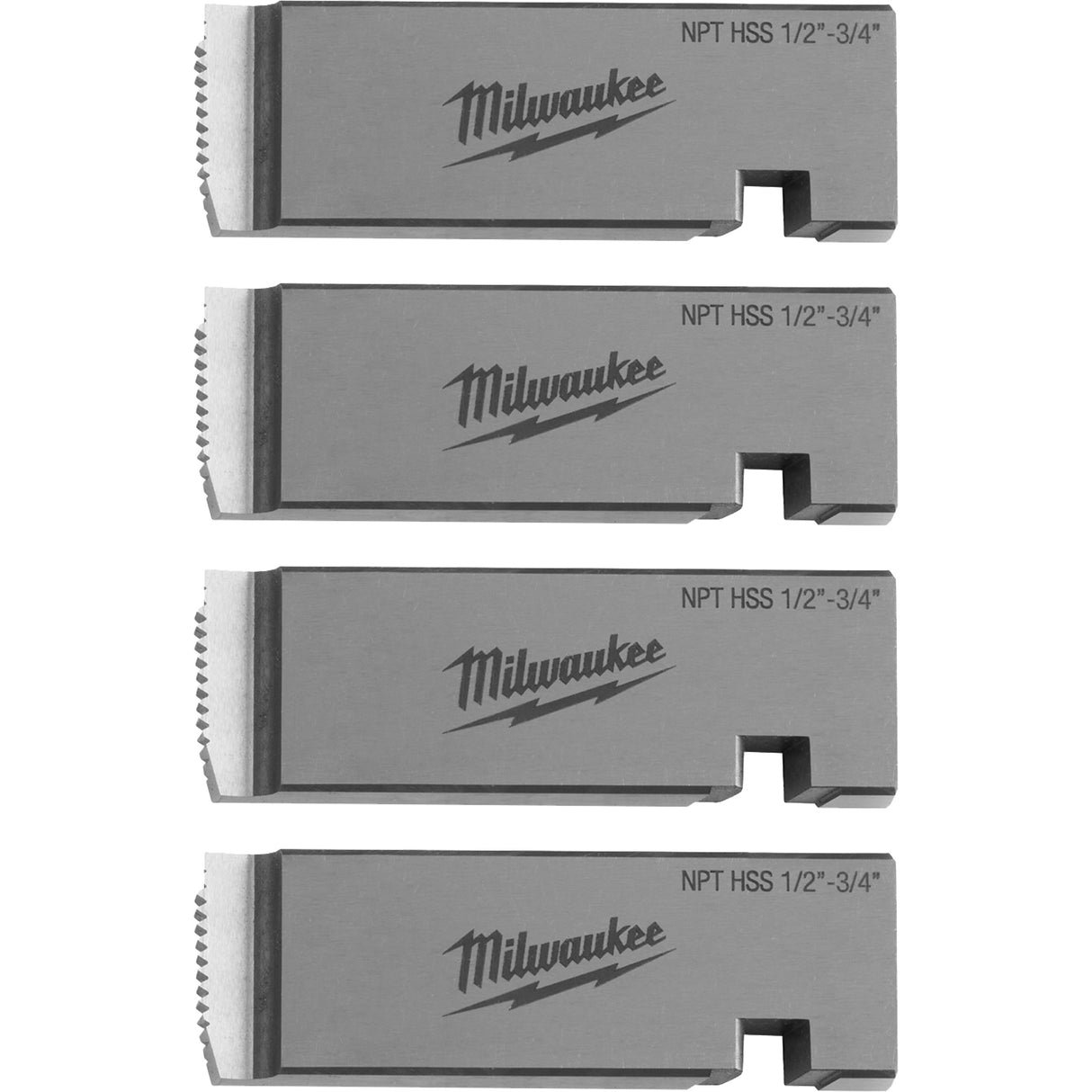 NPT Universal Pipe Threading Dies, For Pipe Size 1/2"-3/4", High Speed for Stainless Steel