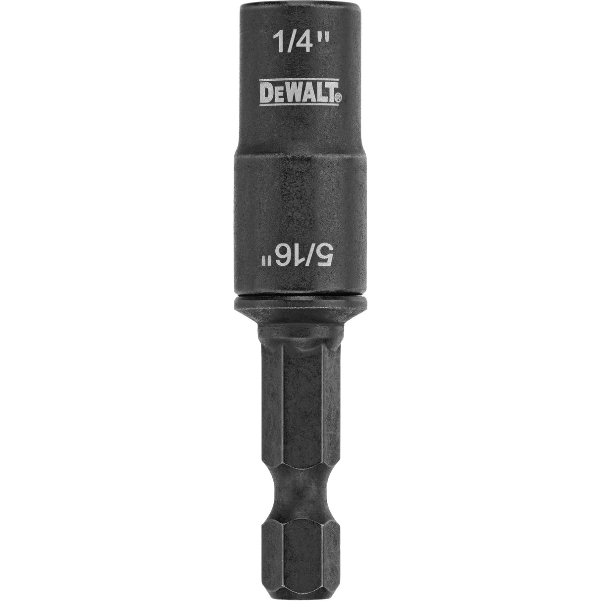 Impact-Ready Double-Ended Detachable Nut Driver, 5/16"/1/4" Drive, Magnetic
