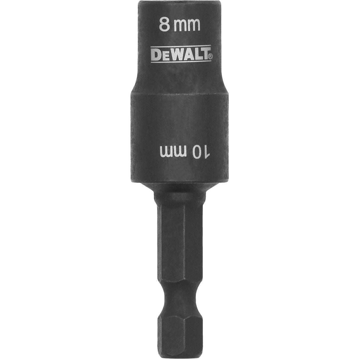 Impact Ready Double-Ended Detachable Nut Driver, 10 mm/8 mm Drive, 2" L, Magnetic