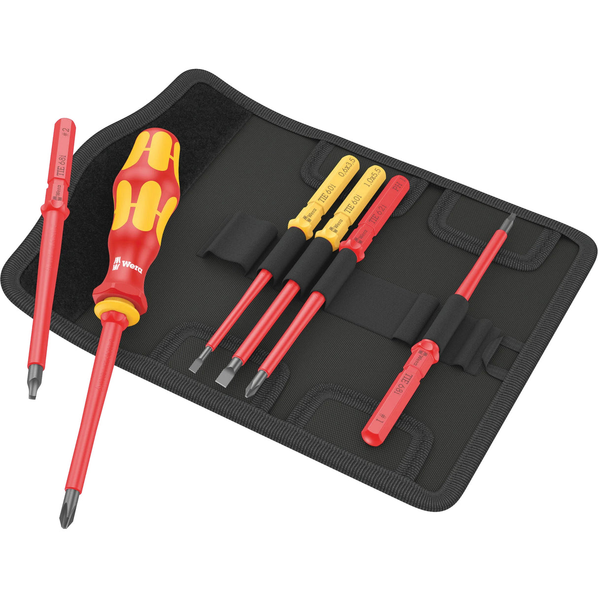 Kraftform Kompakt VDE 7 Imperial Bit-Holding Screwdriver & Blades, 1000 V, 6 Pcs