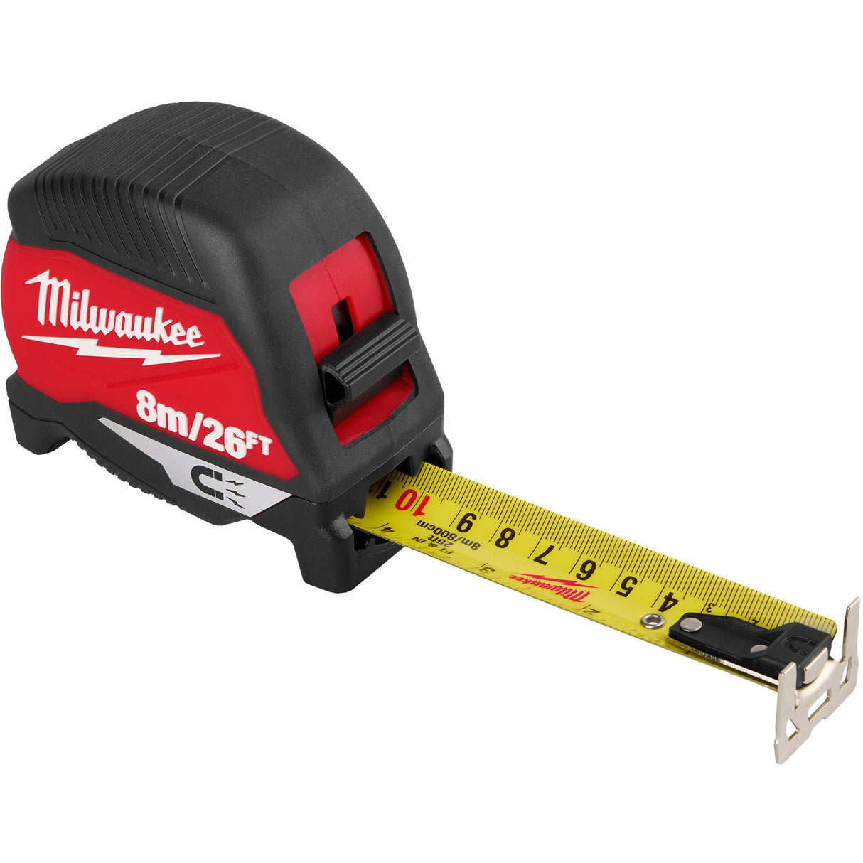 Magnetic Tape Measure, 1-1/8" x 26'/8 m