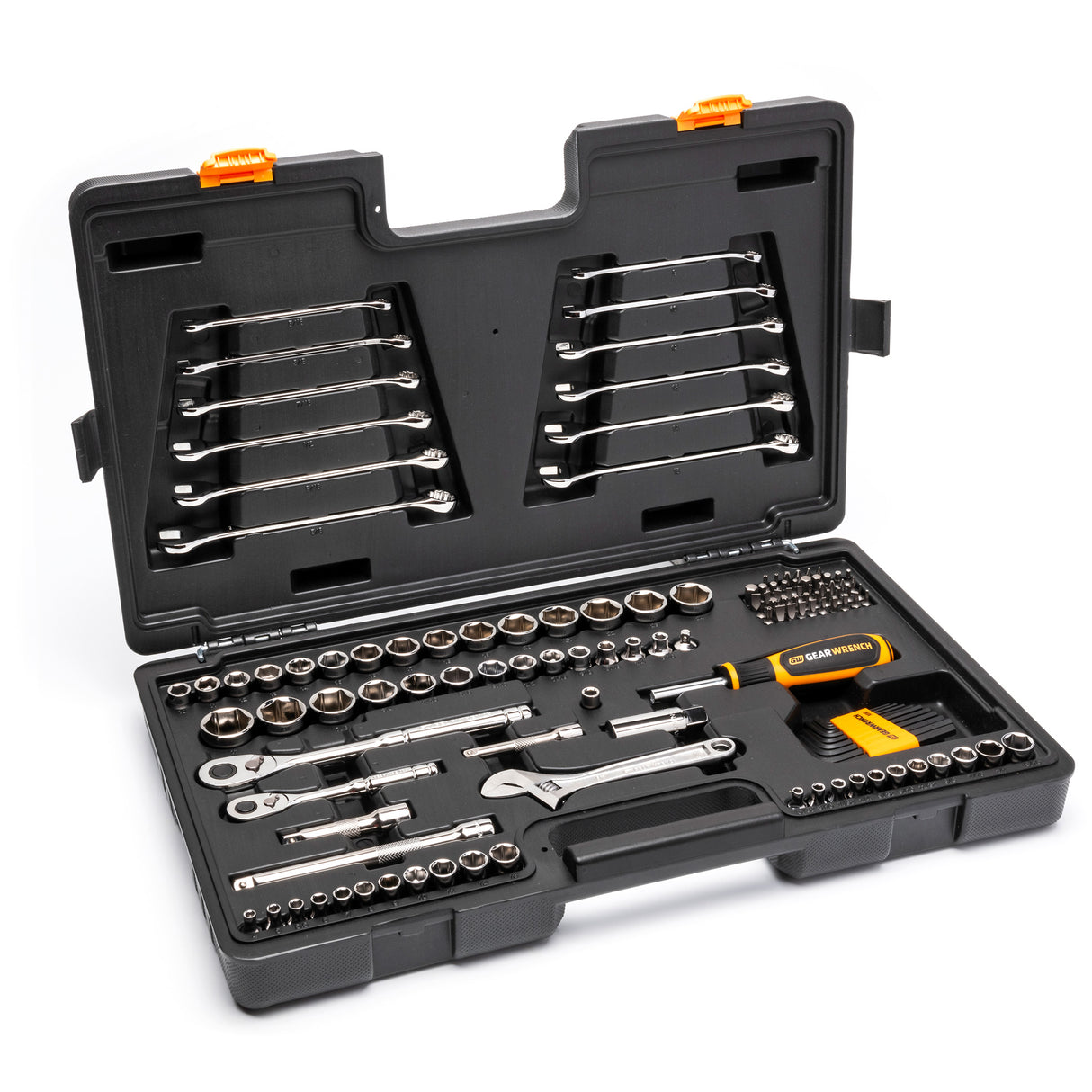 1/4" & 3/8" Drive 72-Tooth, 6-Point Professional Tool Set, 138 Pieces