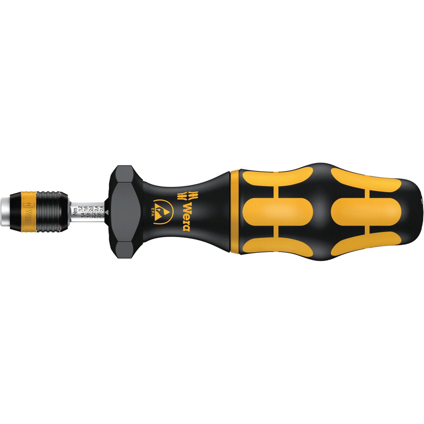 Series 7400 ESD Kraftform Adjustable Torque Screwdriver, 2.5 - 29 Ft-lbs. Torque Range, 6" Length