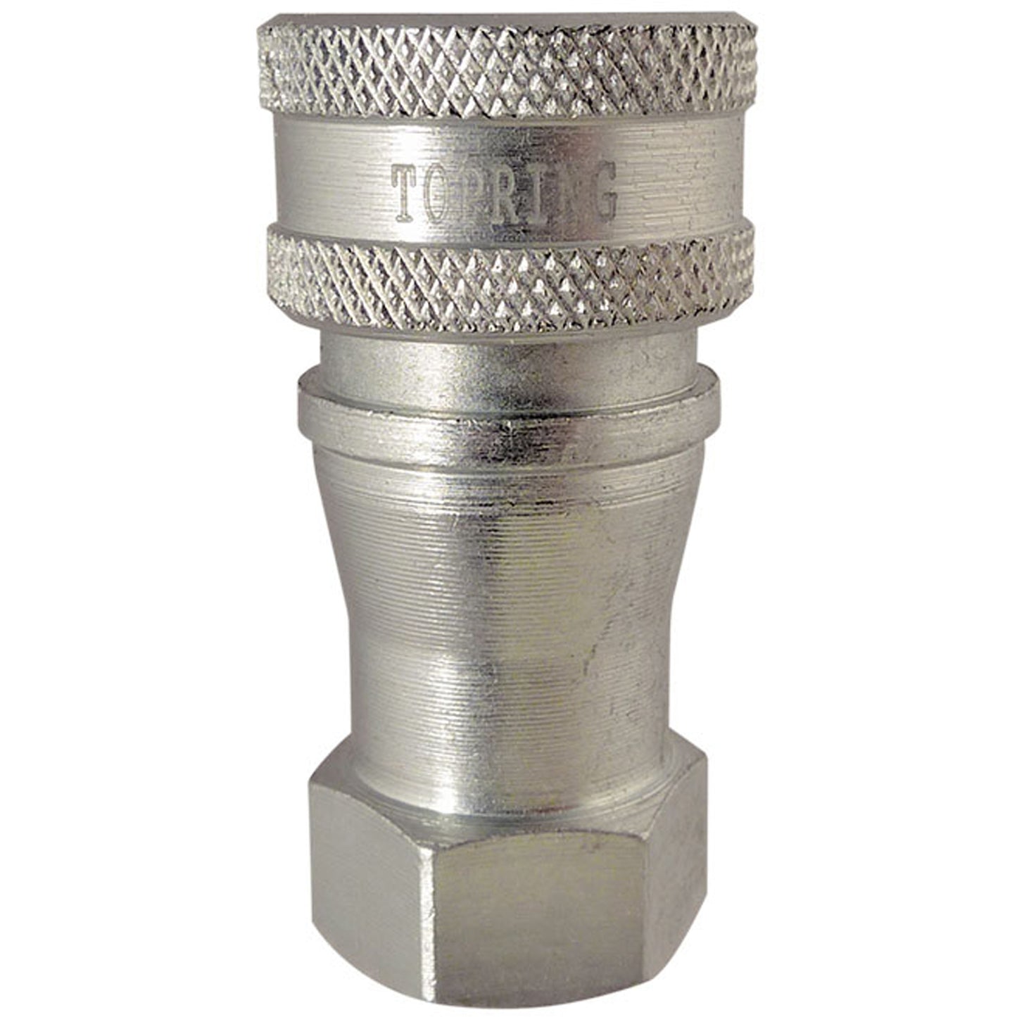 Hydraulic Quick Coupler - Steel Manual Coupler, Brass/Stainless Steel