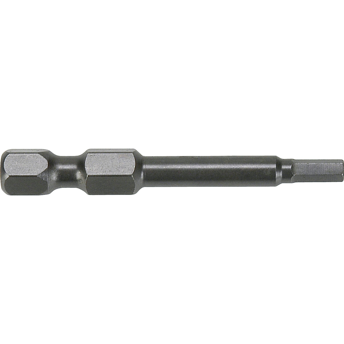 1/4" Metric Hex Power Bits, Hex, 3 mm Tip, 1/4" Drive Size, 1-15/16" Length