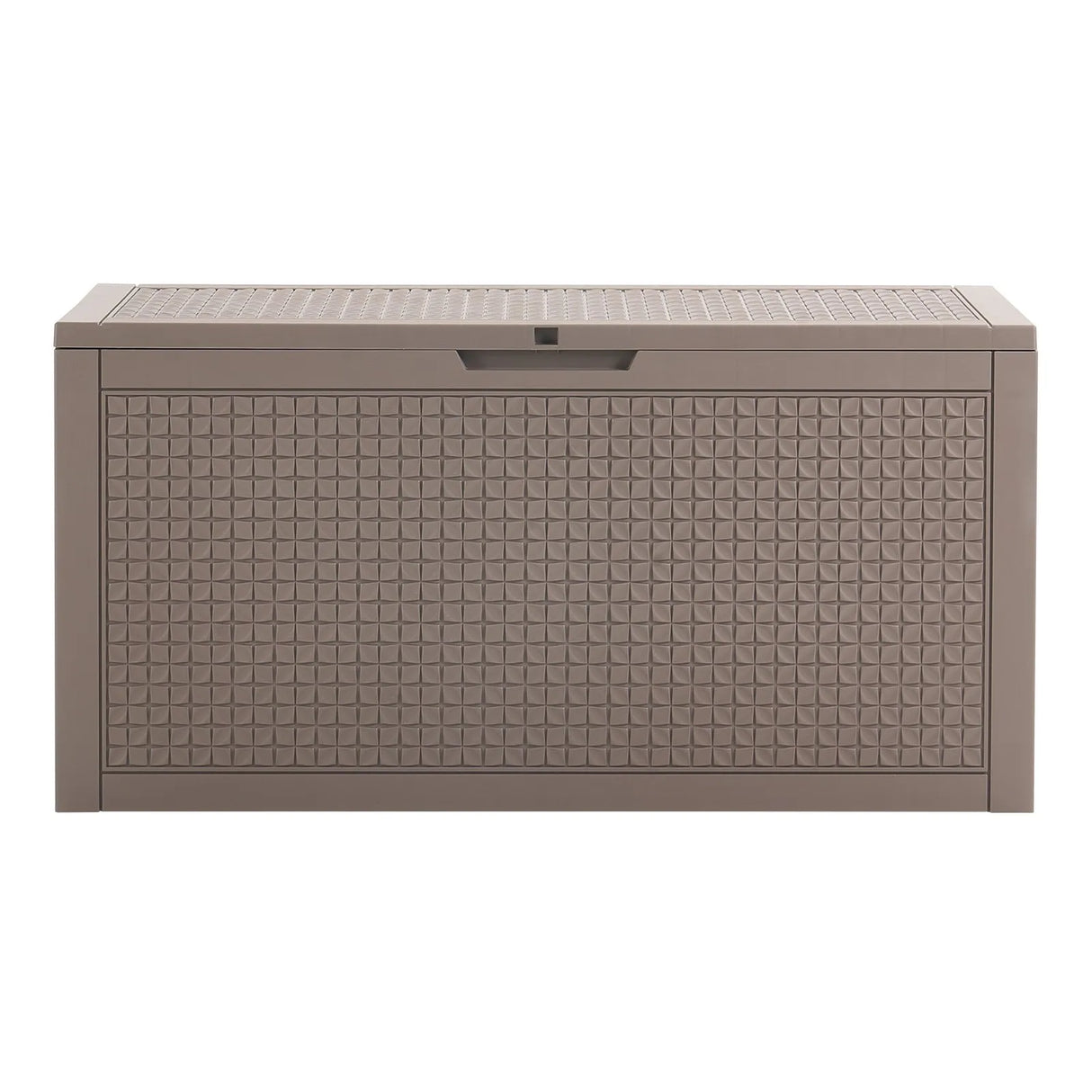 VEVOR Outdoor Storage Box, 100 Gallon Resin Deck Box, Backyard Outside Toy and Towel Storage Cabinet Waterproof, for Patio Furniture Cushions, Garden Tools, Pool Supplies & Package Delivery (Grey) VEVOR