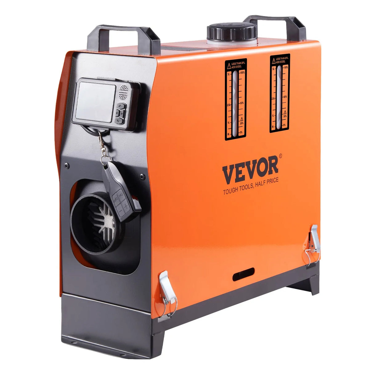 VEVOR 8 KW Diesel Air Heater, Bluetooth App Control All-on-one Diesel Heater with Automatic Altitude Adjustment, Remote Control and LCD, Portable Parking Heater for RV Trailer Camper Van Boat Vevor
