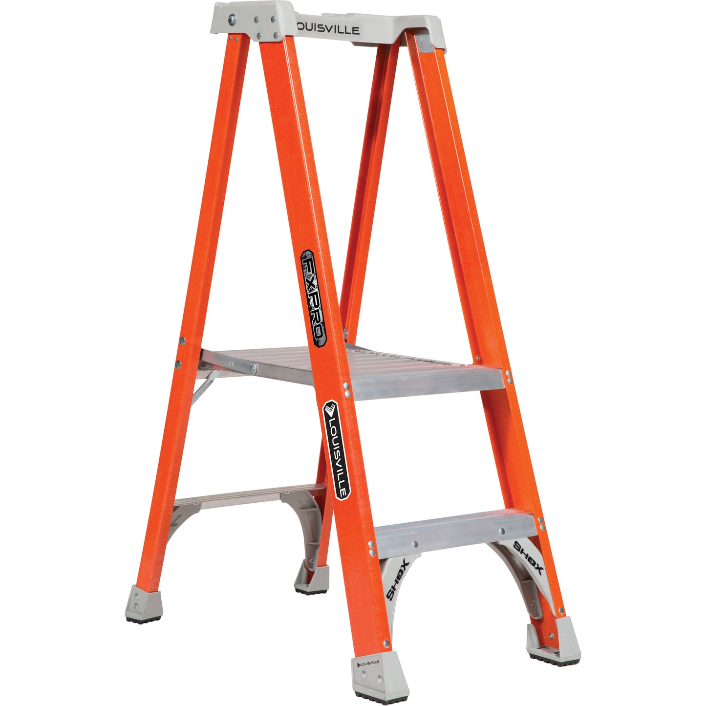 Industrial Heavy-Duty Pro Platform Stepladders (FXP1700 Series), 2', 300 lbs. Cap.