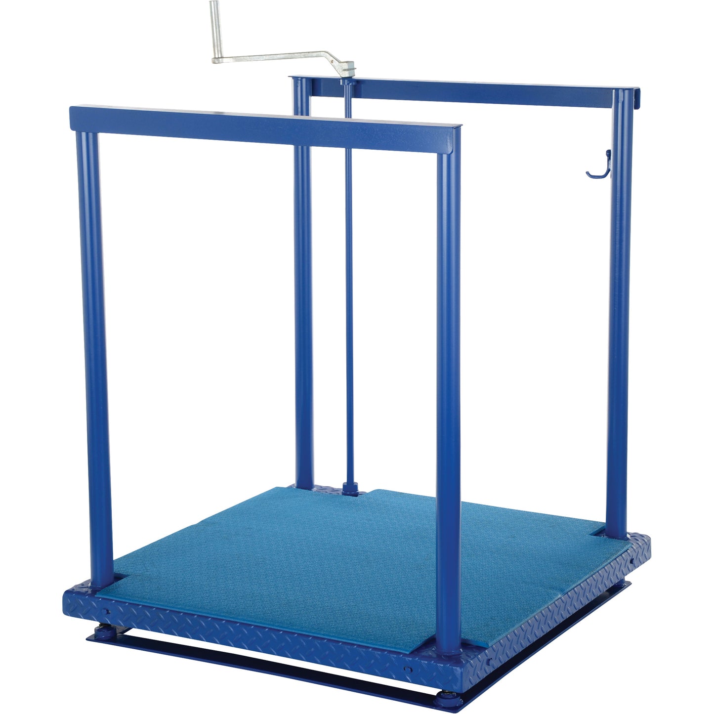 Ergonomic Posi-Crank Platform With Anti-Fatigue Mat, 36" W x 72" D, 500 lbs. Capacity, All-Welded
