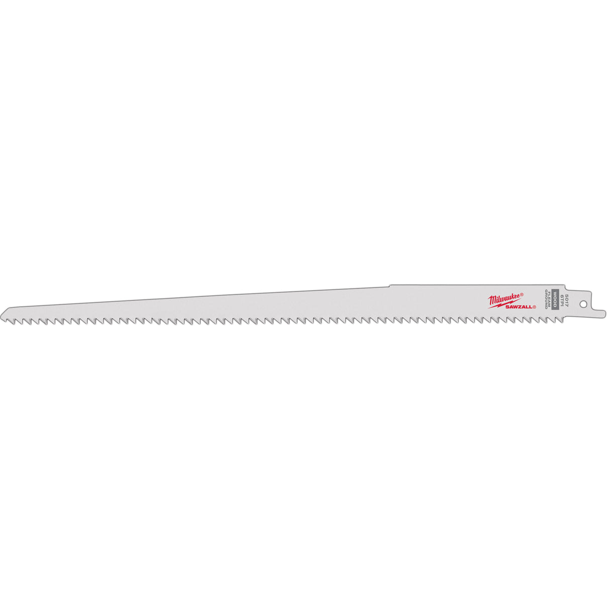 Fleam Ground Sawzall® Reciprocating Blade, Bi-Metal, 6 TPI, 12" L x 3/4" W