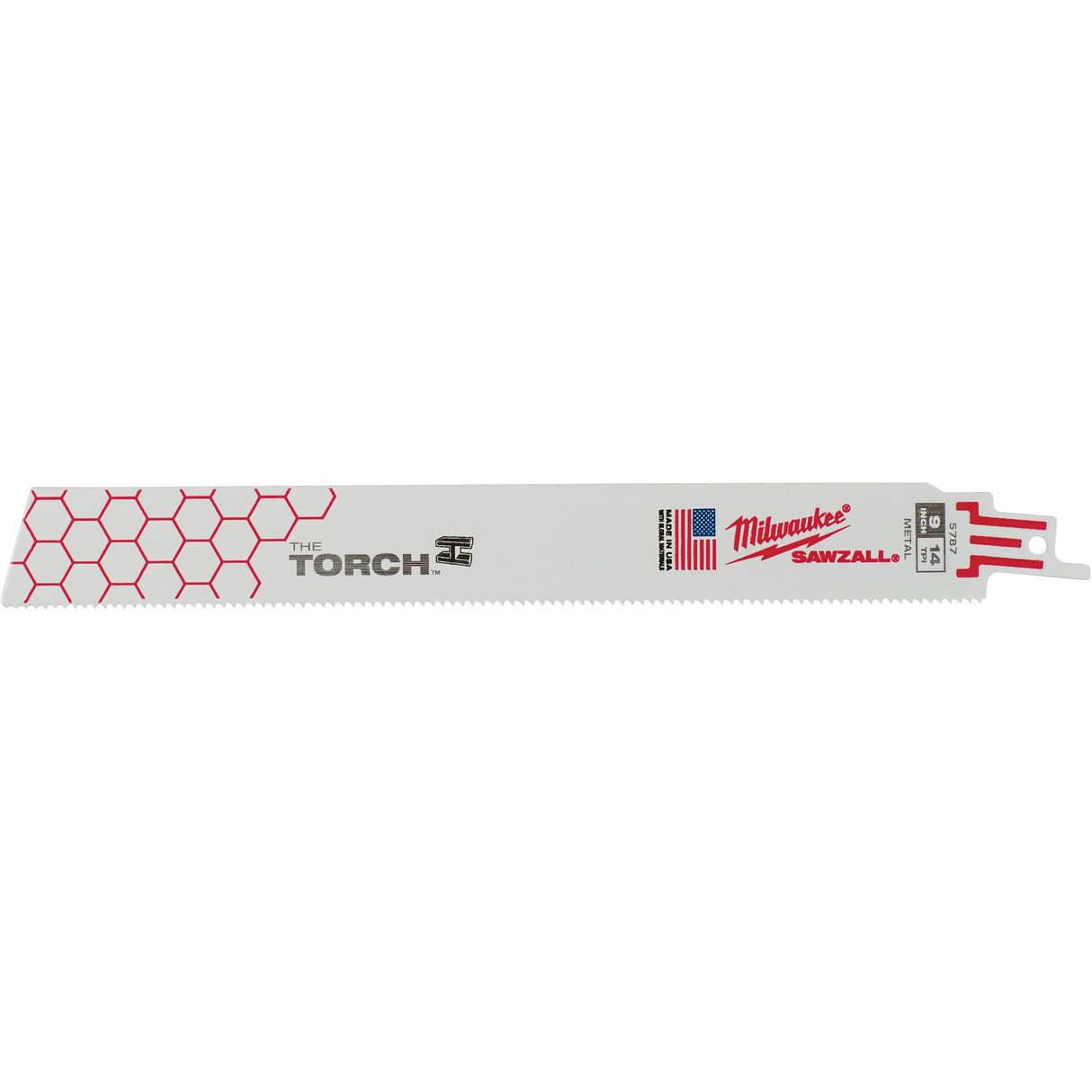 The Torch™ Sawzall® Blades, Bi-Metal, 14 TPI, 9" L x 1" W