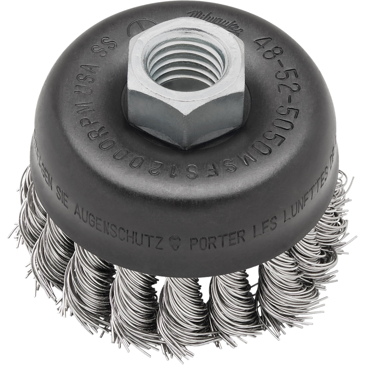 Carbon Steel Knotwire Cup Brush