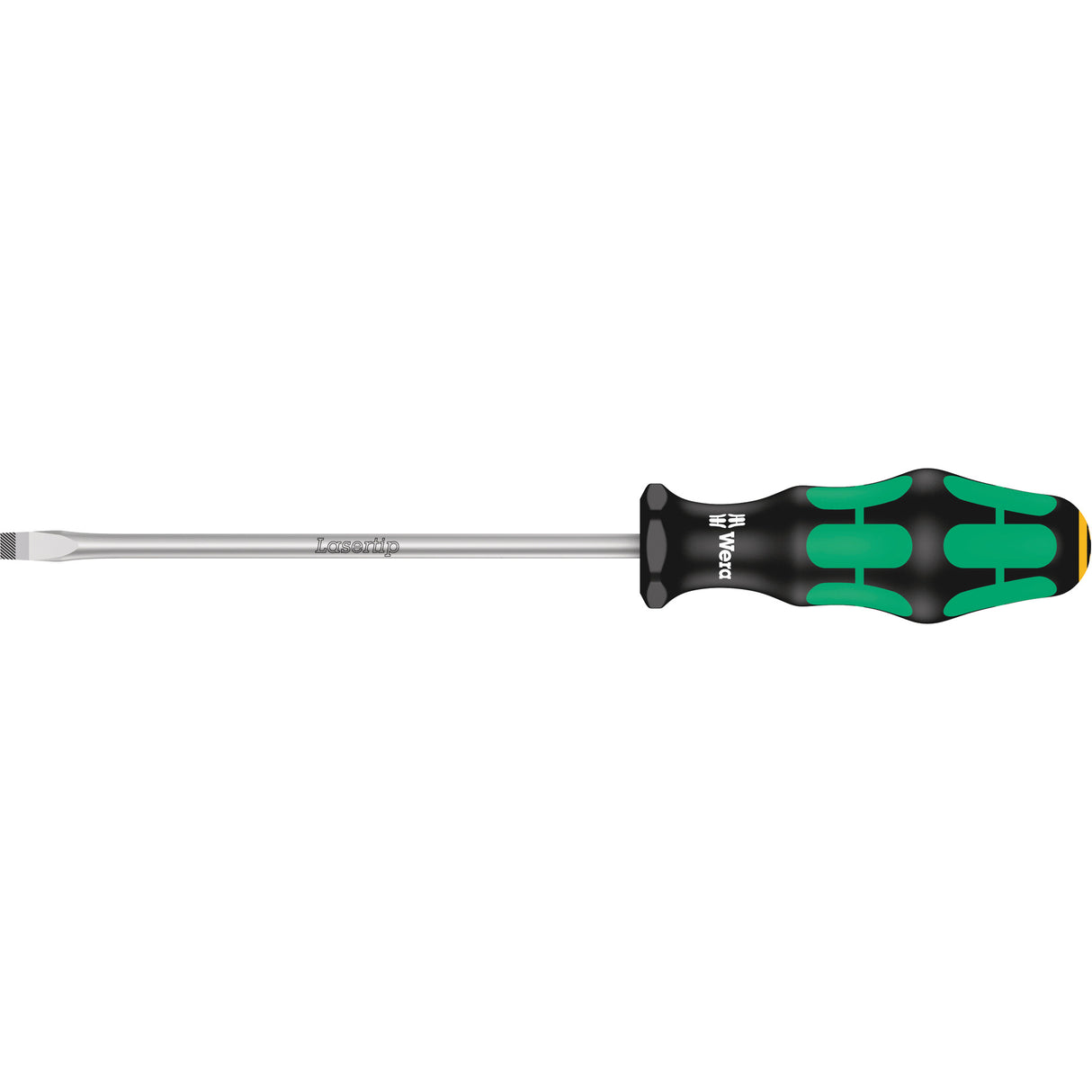 Tapered Slotted Screwdriver, 6.5 mm Tip, Round, 10-1/16" L, Plastic Handle