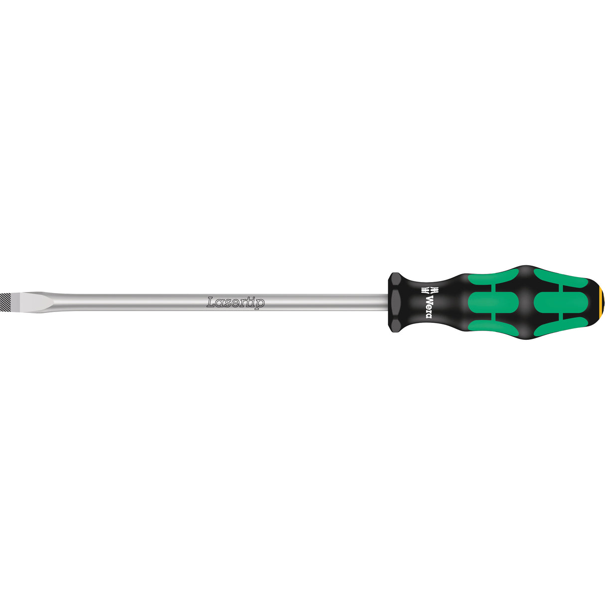 Tapered Slotted Screwdriver, 3/8", 12" L, Plastic Handle