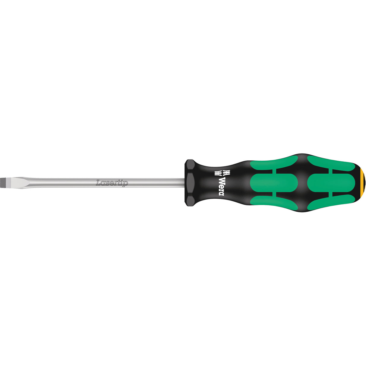 Tapered Slotted Screwdriver, 1/2", 10/1/2" L, Plastic Handle