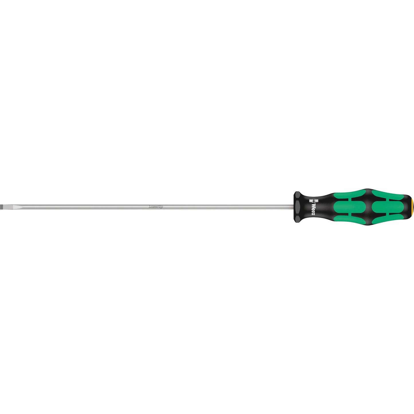 Slotted Screwdriver, 3.5 mm Tip, Round, 11-1/16" L, Plastic Handle