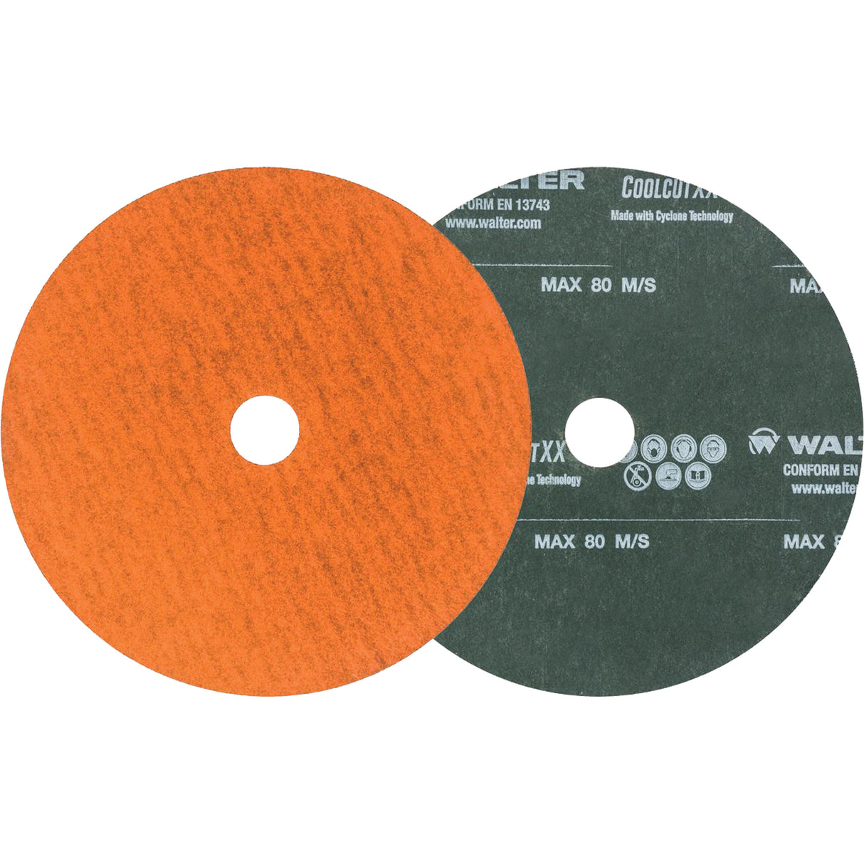 Fibre Discs - Coolcut™ XX, Ceramic, 36, 5" Dia x 7/8" Arbor
