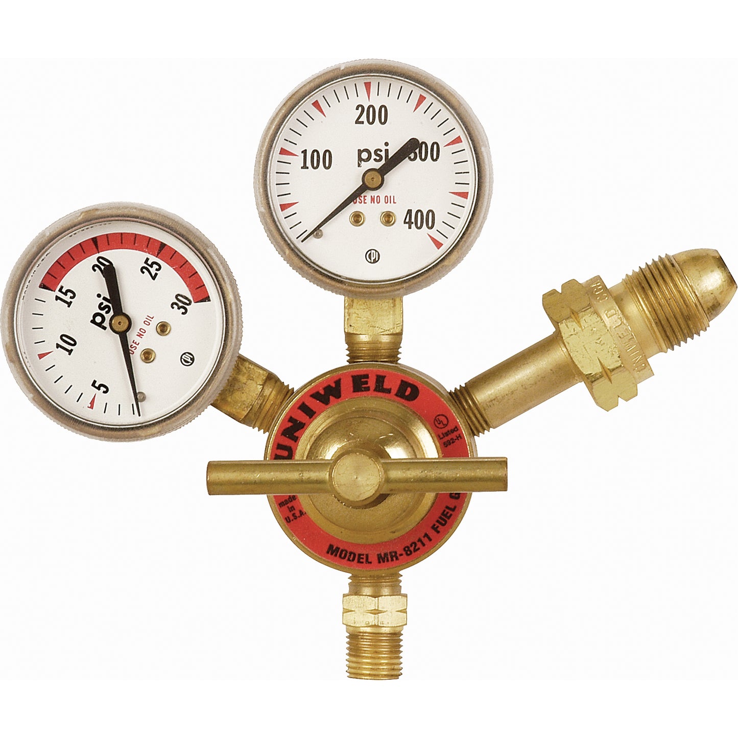 Light-Duty Single Stage Regulator, Acetylene, CGA510 Inlet