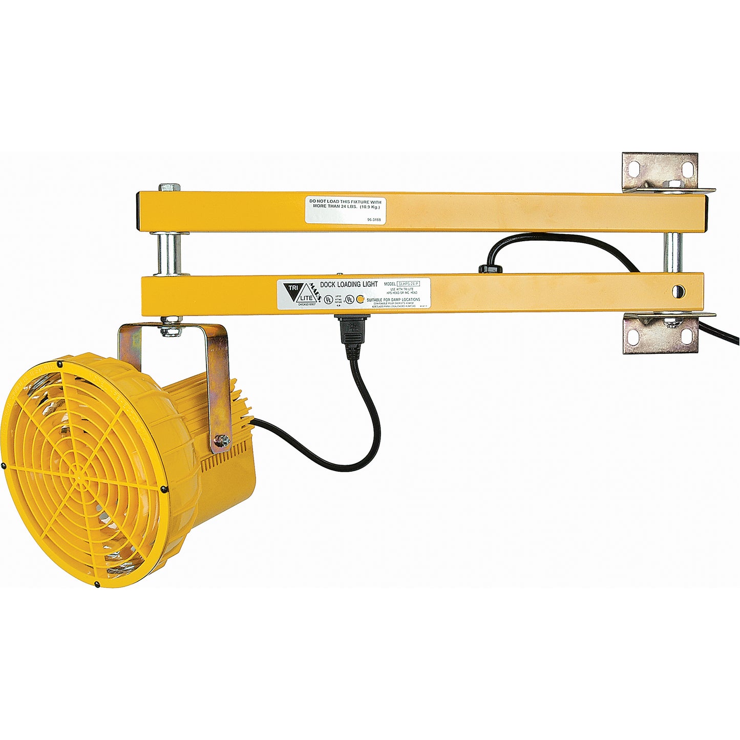 HPS Dock Lights, 50 W, High Pressure Sodium Light, 60" Arm