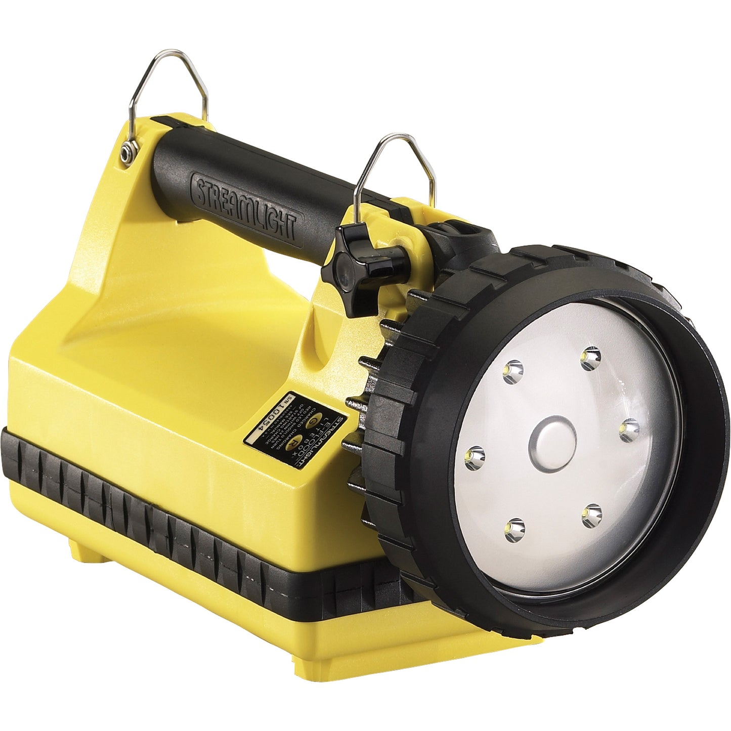 E-Flood® LiteBox® Lantern with Vehicle Mount System, LED, 615 Lumens, 8 Hrs. Run Time, Rechargeable Batteries, Included