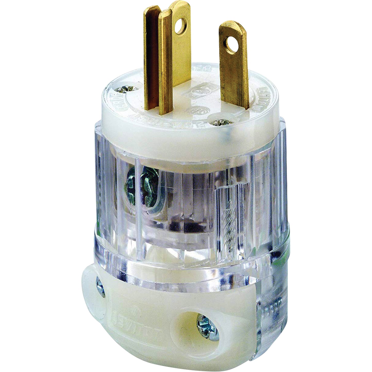 Hospital Grade Extension Plug, Nylon, 20 Amps, 125 V