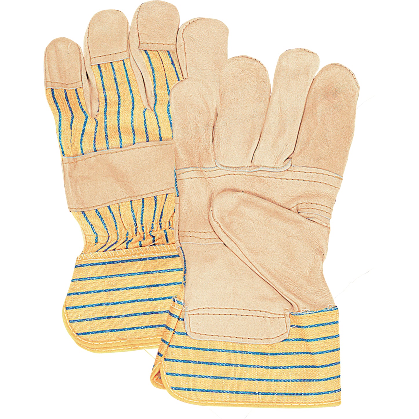 Zenith Safety Products Premium Patch-Palm Fitters Gloves, X-Large, Grain Cowhide Palm, Cotton Inner Lining