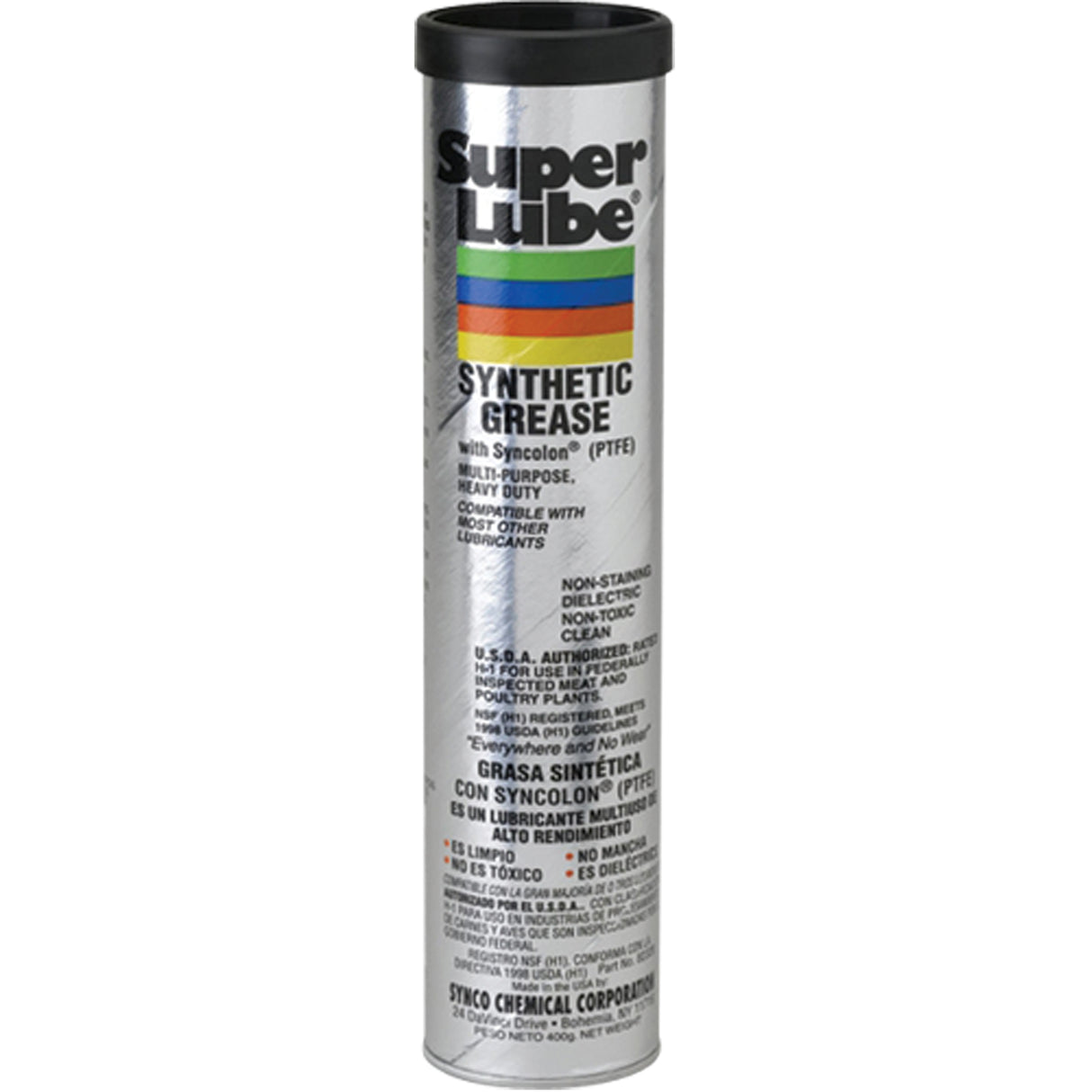 Super Lube™ Synthetic Based Grease With PFTE, 400 g, Cartridge