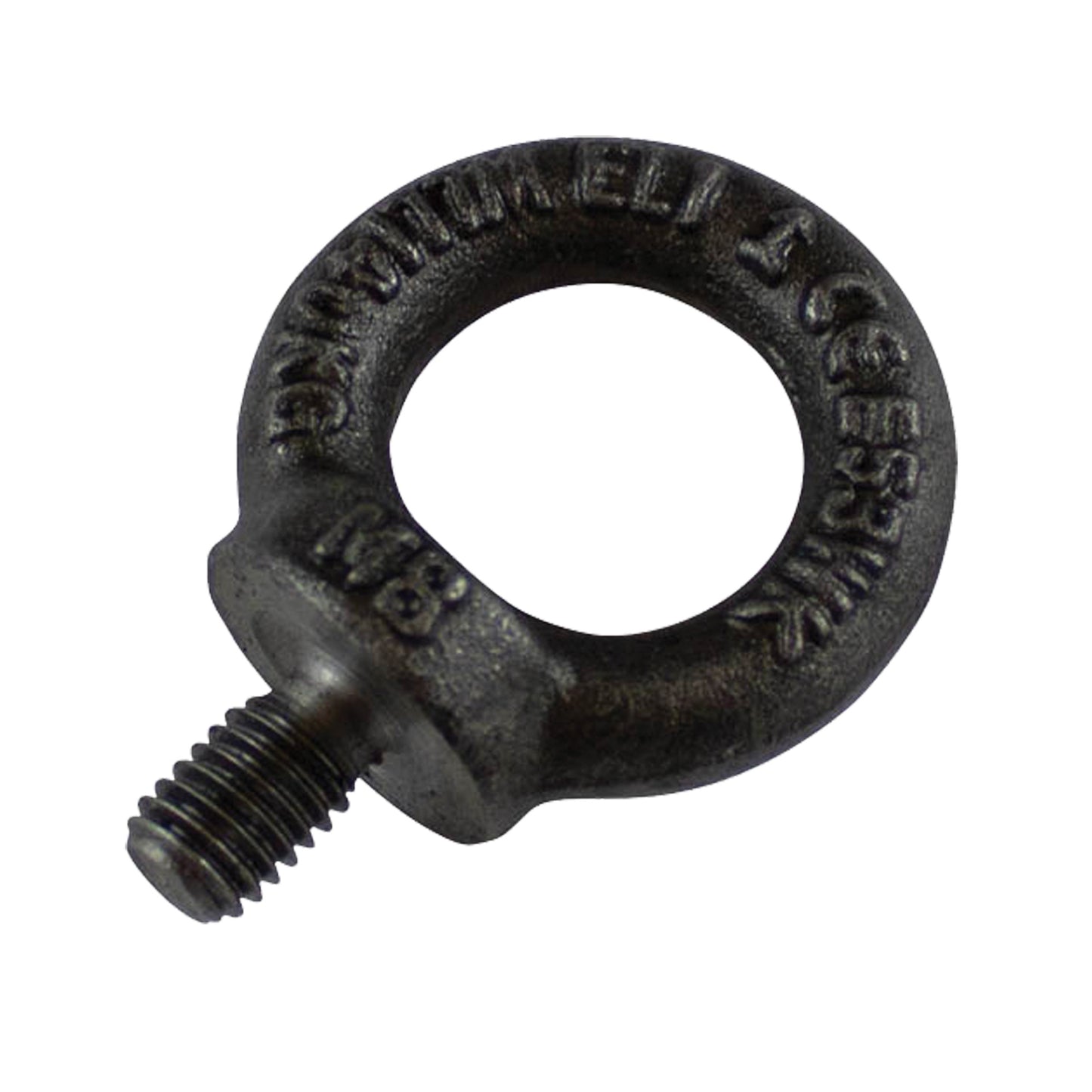 Eye Bolt, 1/8" Dia., 1/2" L, Uncoated Natural Finish, 300 lbs. (0.15 tons) Capacity