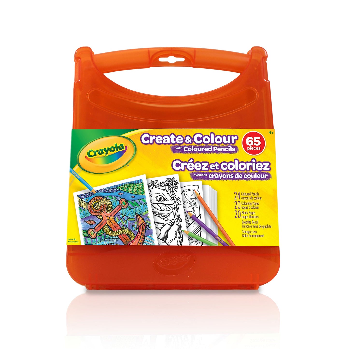 Crayola Create & Colour Coloured Pencils Kit (Case of 4)