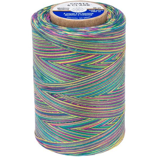 Coats Cotton Machine Quilting Multicolor Thread 1200yd