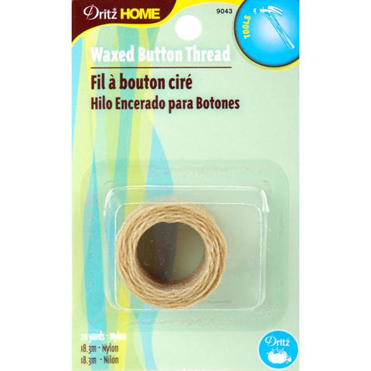 Dritz Home Waxed Button Thread 20yd