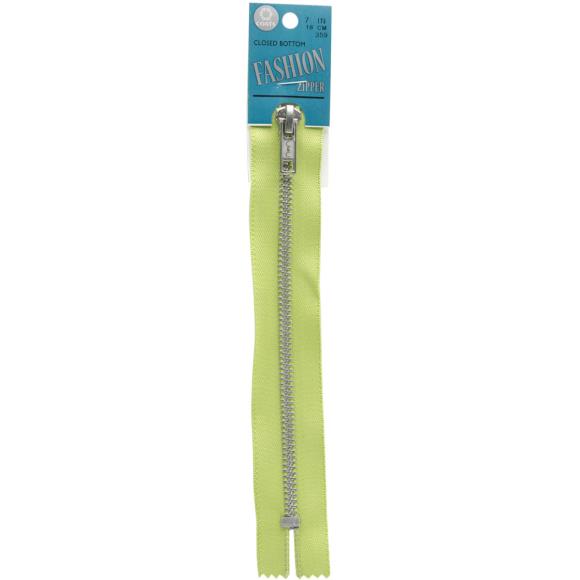 Coats Fashion Metal Aluminum Closed Bottom Zipper 7"